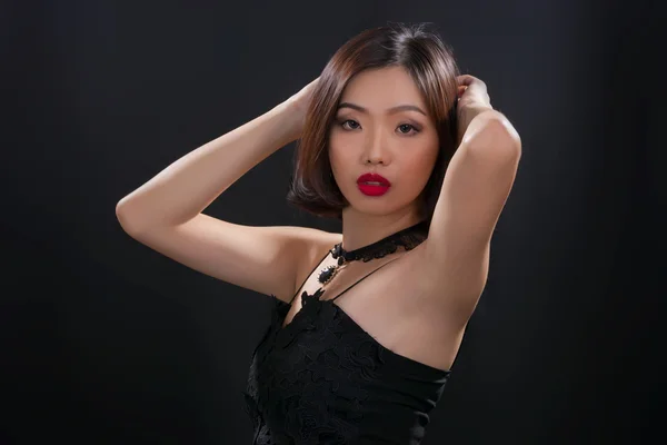 Portrait de belle fille asiatique — Photo