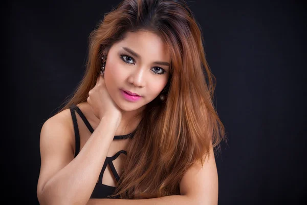 Güzel Asyalı kız portresi — Stok fotoğraf
