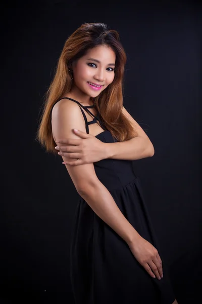 Portrait of beautiful Asian girl — Stock Photo, Image