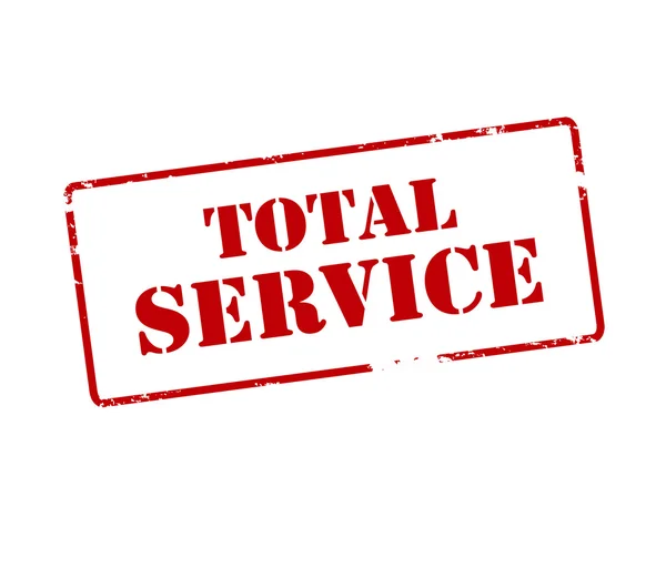 Timbro di servizio totale — Vettoriale Stock