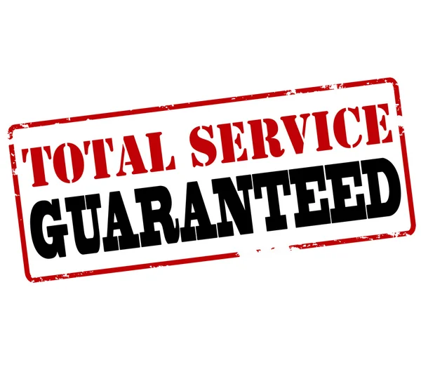 Totale service gegarandeerd — Stockvector