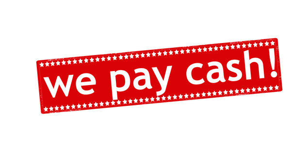 Мы платим наличными
