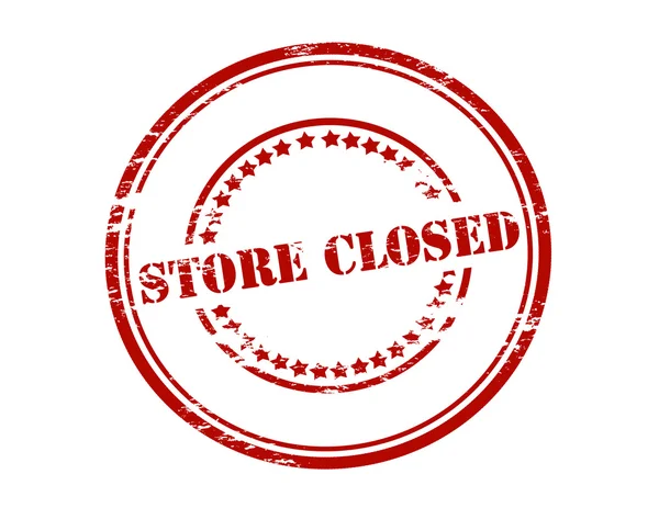Mağaza kapalı pul