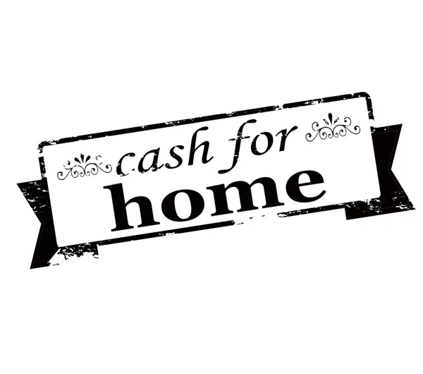 Cash for home — Stock Vector