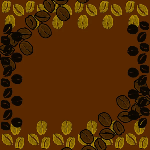 Isolierter Kaffee-Hintergrund — Stockvektor