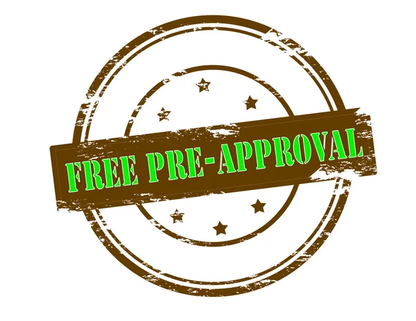 Free pre approval — Stock Vector