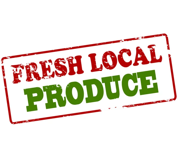 Fresh local produce — Stock Vector