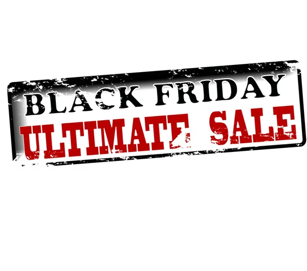 Black friday ultimate sale — Stock Vector