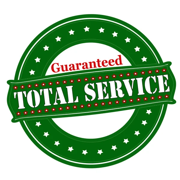 Totale service gegarandeerd — Stockvector