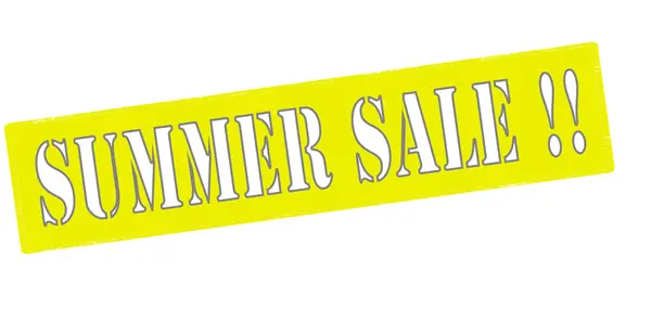 Summer sale stamp — Stock Vector