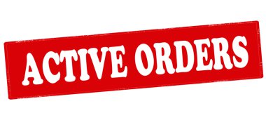 Etkin siparişleri damgası