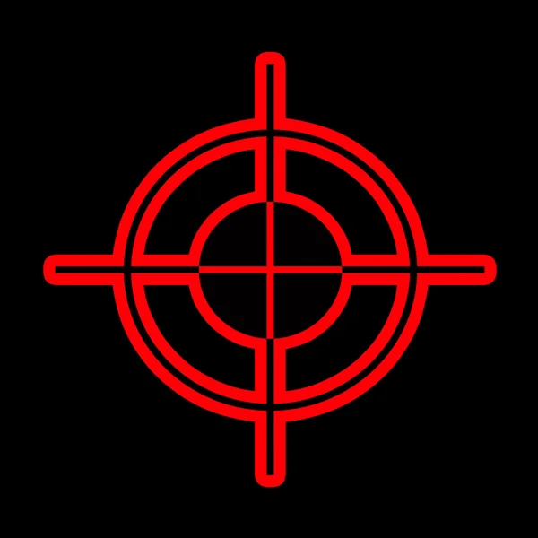 Ziel-Icon-Vektor — Stockvektor