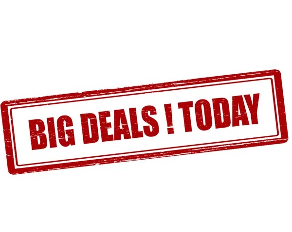 Grote deals vandaag — Stockvector
