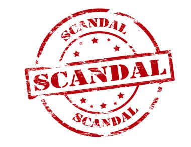 Skandal yuvarlak damga