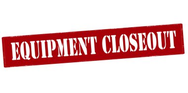 Ekipman kapanışı damgası