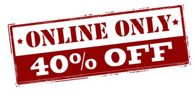 Online tek kırk yüzde indirim