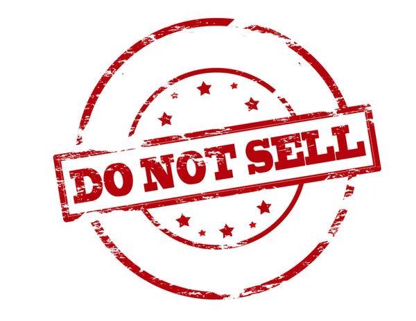 Do not sell — Stock Vector