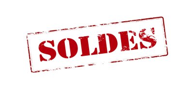 Soldes kırmızı pul