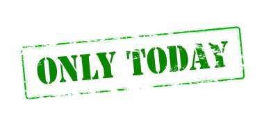 Sadece bugün damgası