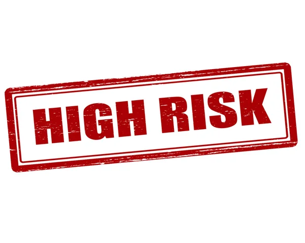Штамп высокого риска — стоковый вектор