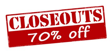 Closeouts yetmiş yüzde indirim