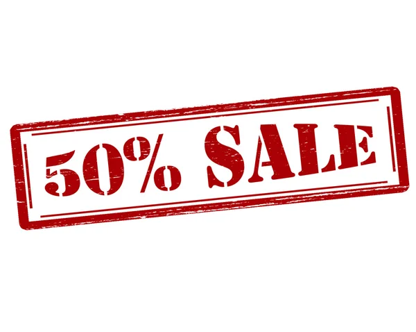 Padesát procent prodej — Stockový vektor