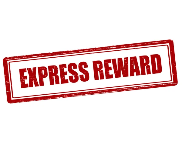 Express reward stamp — Stock Vector