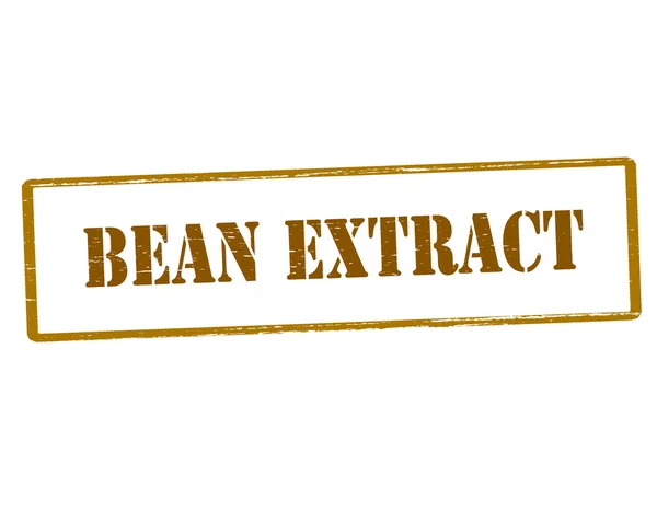 Bean extract stempel — Stockvector