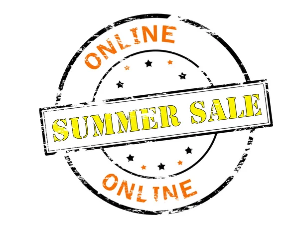 Summer sale stamp — Stock Vector