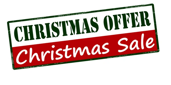 Carimbo de oferta de Natal —  Vetores de Stock