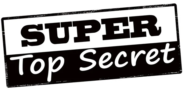 Super top secret — Stock Vector