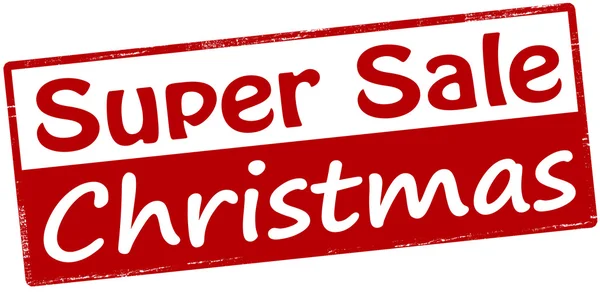 Super prodej vánoční — Stockový vektor