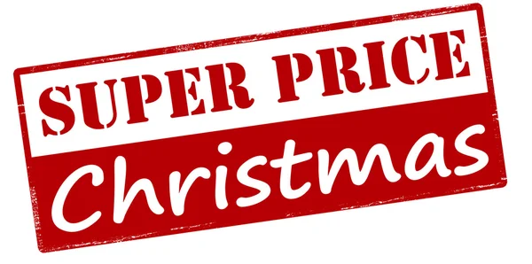 Super precio Navidad — Vector de stock