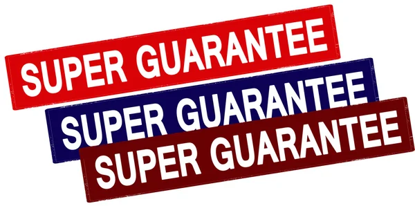 Super garantie stempel — Stockvector