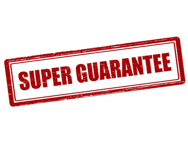 Super guarantee stamp — Stock Vector