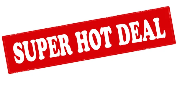 Super hot deal — Stock Vector