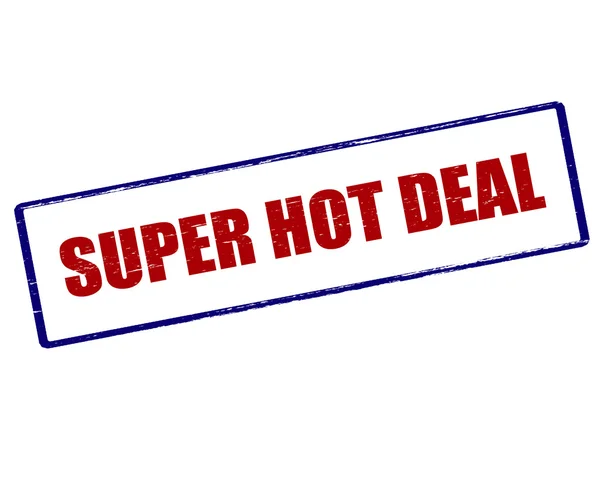 Super hot deal — Stock Vector