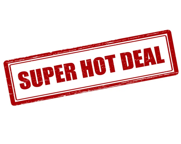 Super hot deal — Stock Vector