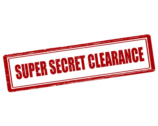 Super tajné clearance — Stockový vektor