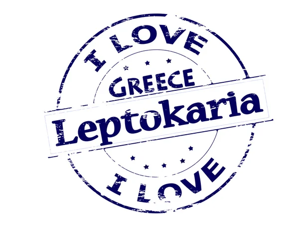 Leptokaria ギリシャが大好き — ストックベクタ