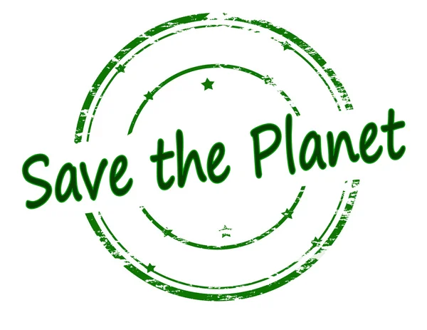 Save the planet — Stock Vector