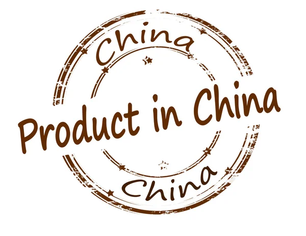 Výrobek v Číně — Stockový vektor