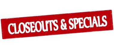 Closeouts ve özel ürünler