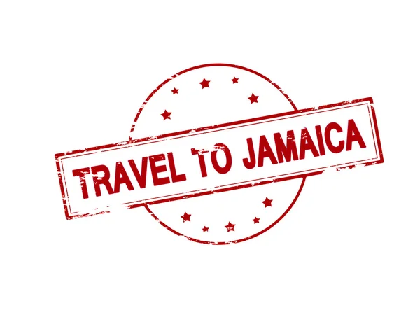 Voyage en Jamaïque — Image vectorielle