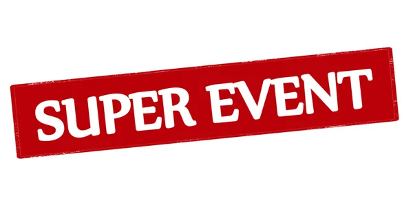 Sello de Super evento — Vector de stock