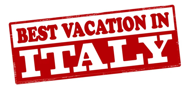 Beste vakantie in Italië — Stockvector