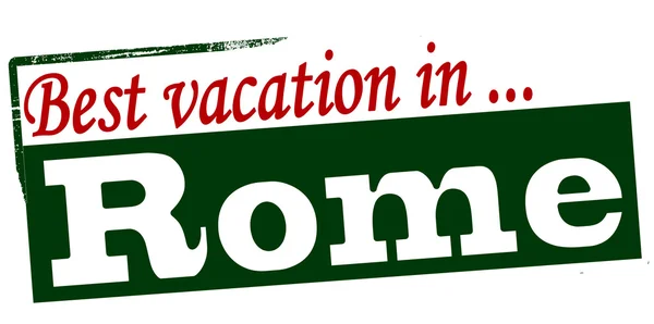 Bästa semester i Rom — Stock vektor