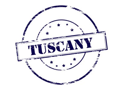 Tuscany yuvarlak damga