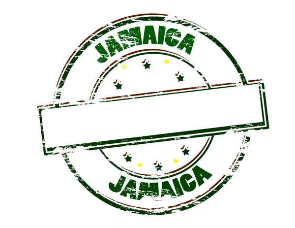 Jamaica round stamp — Stock Vector