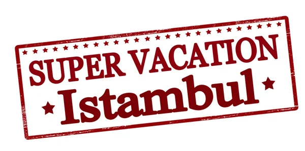 Super vakantie in Istambul — Stockvector
